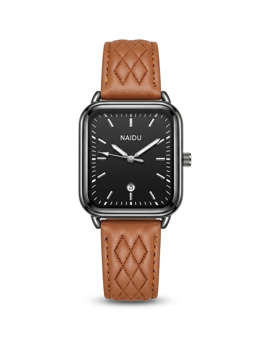 naidu-mens-rectangular-black-brown-watch